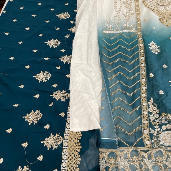 🌹PAKISTANI UNSTITCHED SHALWAR KAMEEZ THREE PIECE SUIT🌹 - Picture 8 of 8